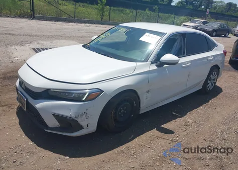 2024 Honda Civic Lx из США, поврежденный, VIN 2HGFE2F28RH537449